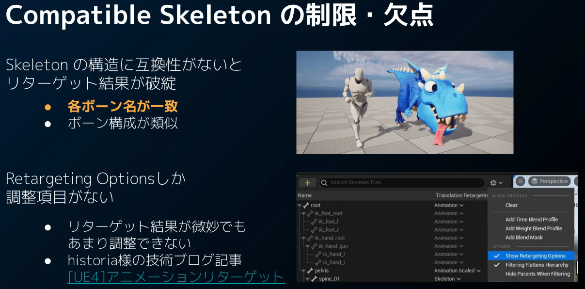 引用：UE5でのアニメーションの流用方法について【Compatible Skeletons, IK Retargeter】#20